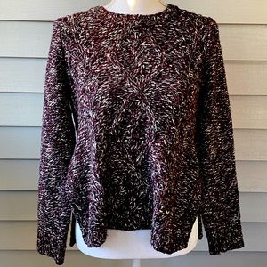 ✨MADEWELL Knit Pullover Sweater Purple Gray